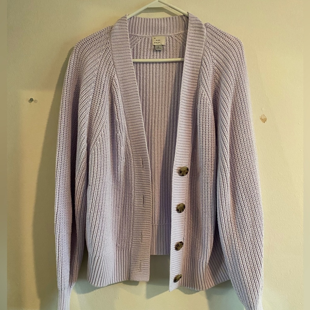 Lilac cardigan